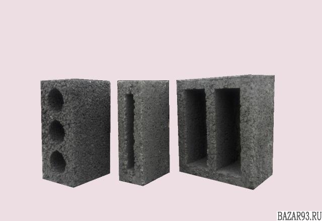 Блок стеновой (керамзитовый и бетоный)