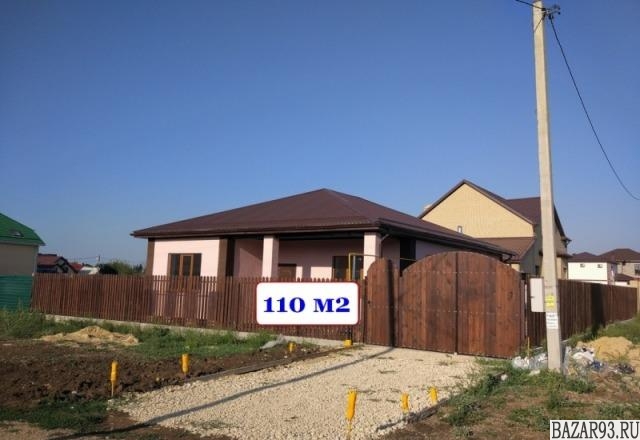 Продам дом 1-этажный дом 110 м² ( пеноблоки )  на участке 4 сот.  ,  9 км до гор