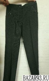 Школьные брюки (серые)  для девочки размер 32