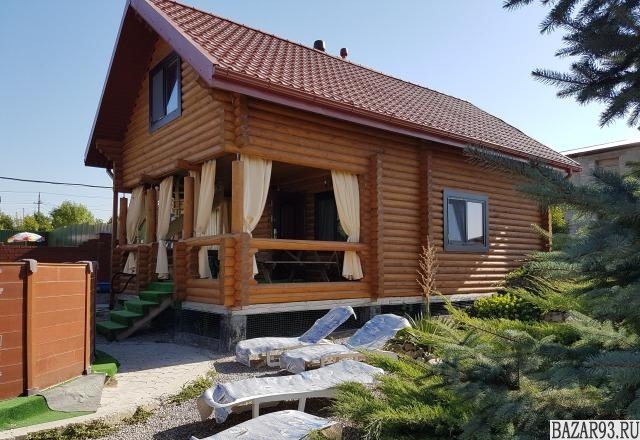 Сдам коттедж посуточно 2-этажный коттедж 120 м² ( бревно )  на участке 8 сот.  ,